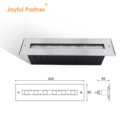مستطيل جديد ضوء لامع غير متماثل IP68 SS316L تحت الماء LED الضوء الغائم