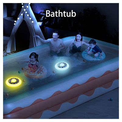 RGB الغلاف الجوي المضغوط الحديقة العشب في الهواء الطلق LED شمسية سباحة عائمة الضوء