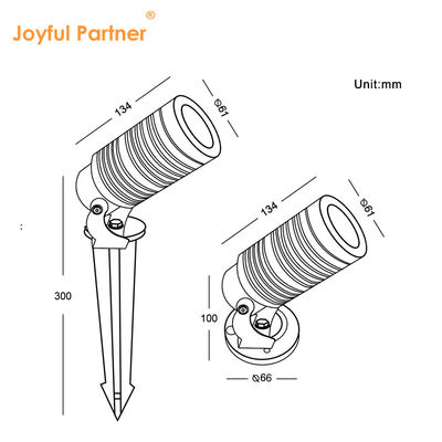 مصباح الحديقة الحديث LED Spot Spike Light شجرة خارجية منظر طبيعي ضوء مضاد للماء LED Spotlights LED Spot
