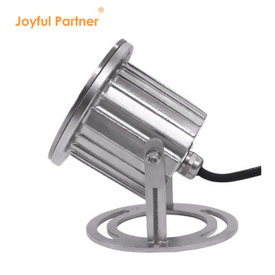 أضواء LED تحت الماء IP68 من الفولاذ المقاوم للصدأ 316 3x2W لحوض السباحة مع قاعدة تثبيت