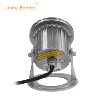 أضواء LED تحت الماء IP68 من الفولاذ المقاوم للصدأ 316 3x2W لحوض السباحة مع قاعدة تثبيت