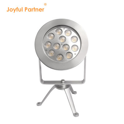 2024 أحدث 12x4W RGBW 3in1 48W DMX التحكم الفولاذ المقاوم للصدأ IP68 12V مصابيح LED الغائمة
