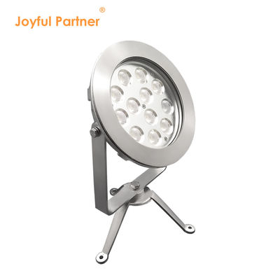 2024 أحدث 12x4W RGBW 3in1 48W DMX التحكم الفولاذ المقاوم للصدأ IP68 12V مصابيح LED الغائمة