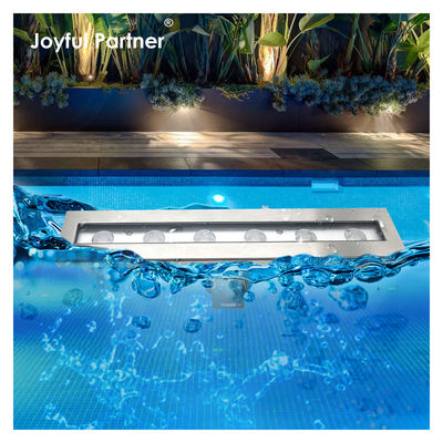 مصنع إمدادات مباشرة IP 68 الجهد المدخل 24VDC 6X1W LED زاوية شعاع واحد لون 8 درجة أضواء LED بركة