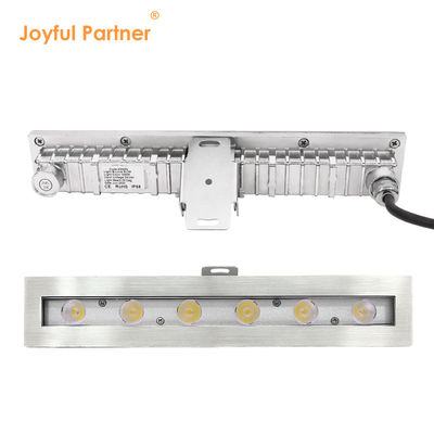 أضواء LED تحت الماء تحديث جديد 316 الفولاذ المقاوم للصدأ 18Watt IP68 مع دعم التثبيت