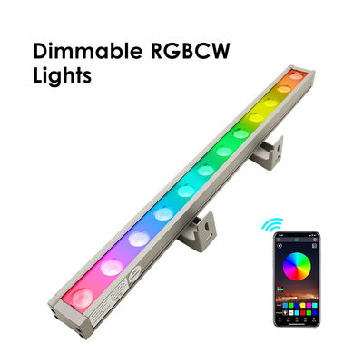 DC24V التوتر IP65 مضاد للماء RGB ضوء شريط خارجية غسيل الحائط الإضاءة لمشاريع الإضاءة الخارجية