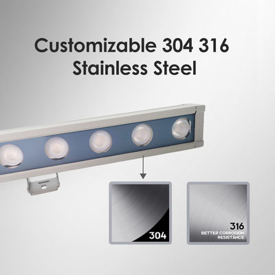 سهولة التثبيت القائمة على القفل المعدلة التحكم عن بعد أضواء غسيل الحائط LED الخارجية مع الإضاءة الصناعية