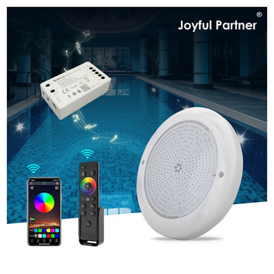 IP68 تحت الماء ABS+PC المادة18 المفاتيح التحكم عن بعد التيار الثابت AC 12V سطحية تركيب أضواء حمام السباحة