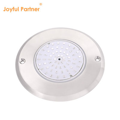مصابيح حمام LED IP68 أبيض / دافئ أبيض 316 غطاء الفولاذ المقاوم للصدأ 6W SMD 2835 63Pcs