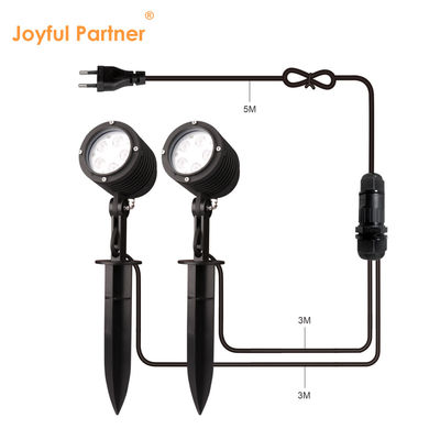 5W خارجية مسحوق غطاء السكن أدى لون واحد بلاستيكي سبيك DC24V الحديقة المناظر الطبيعية مصابيح للشجرة