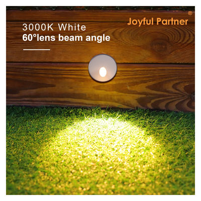 2W LED الضوء المتدفق أبيض دافئ 3000K IP65 غطاء مسحوق النهاية مع تركيب البلاستيك