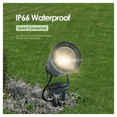 إضاءة المناظر الطبيعية الخارجية البيضاء