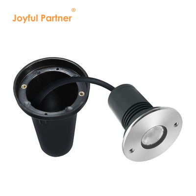 إضاءة مدفونة تحت الأرض DC12V-24V مقاومة للماء IP67 مادة الفولاذ المقاوم للصدأ 316 DIA67MM