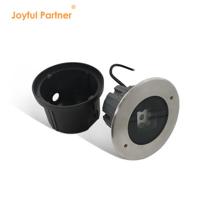 إضاءة الطابق الخارجي LED IP67 التخصيص الكامل الزجاج المقاوم المنبعث DC24V للمسارات الحديقة