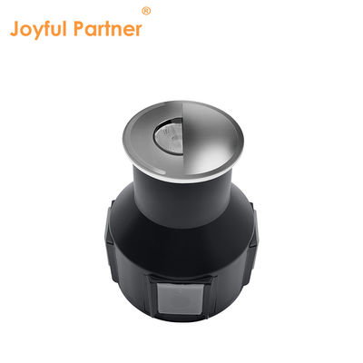 أضواء LED تحت الأرض 1 واط 2 واط DC12/24V IP67 هيكل من الألومنيوم غطاء وجه من الفولاذ المقاوم للصدأ مملوء بالراتنج