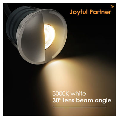 زاوية الشعاع 60 درجة 1 * 2W Led Pure Aluminum 6063 ضوء سطح الطابق الخارجي