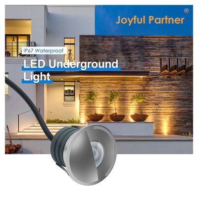 زاوية الشعاع 60 درجة 1 * 2W Led Pure Aluminum 6063 ضوء سطح الطابق الخارجي