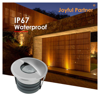 زاوية الشعاع 60 درجة 1 * 2W Led Pure Aluminum 6063 ضوء سطح الطابق الخارجي