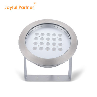 الفولاذ المقاوم للصدأ IP68 مصابيح LED تحت الماء 40W ضوء بركة أبيض دافئ أحادي اللون للحفلات حمام سباحة حديقة المنزل