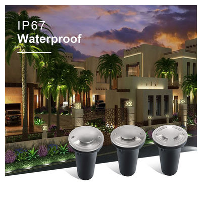 واحد اثنان أربعة طرق سهلة تجميع مضاد للماء 220 فولت كري كوب LED IP67 LED الحديقة المصغرة تحت الأرض الإضاءة