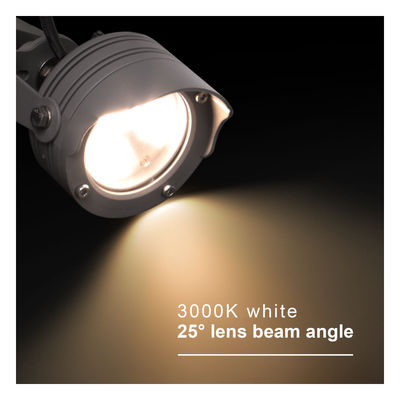 3W 6W RGB IP67 مقاوم للماء DC12V 24V عاكس بصري LED بلاستيكي ضوء بقعة لمشروعات الحديقة