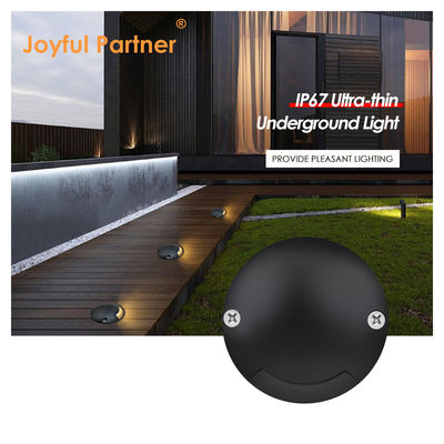 مصابيح تحت الأرض LED الألومنيوم النقي 6063 IP67 مقاوم للماء SMD 2835 أبيض دافئ للممرات الخارجية