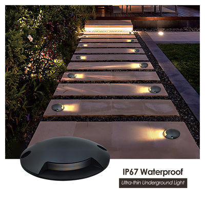 السلالم الضوء الأسود الغطاء الأمامي الألومنيوم IP67 SMD 2835 1W مدعومة مدعومة للسلالم
