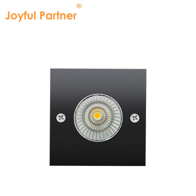 COB LED 6W 12V / 24V أضواء تحت الأرض مضادة للوهج IP67 مقاومة للماء في الهواء الطلق مربع / مستديرة الألومنيوم