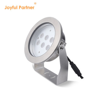 تحت الماء مصباح LED الفولاذ المقاوم للصدأ 316L 24W RGBW 4in1 IP68 مقاوم للماء DC 24v سطوع عالي