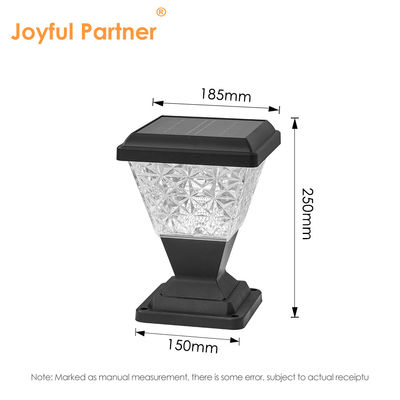 ضوء رأس العمود الشمسي في الهواء الطلق IP65 مقاوم للماء 2835 SMD LED 150lm / w