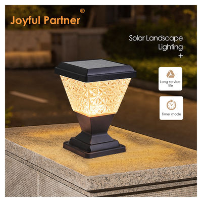 ضوء رأس العمود الشمسي في الهواء الطلق IP65 مقاوم للماء 2835 SMD LED 150lm / w