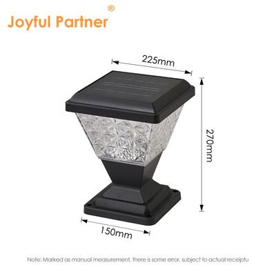 ضوء بوابة الحديقة يعمل بالطاقة الشمسية 124 PC SMD 2835 LED 150 Lm / W 5W لوحات سلوار مع مظلة الكمبيوتر