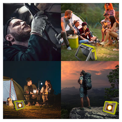 ضوء التخييم متعدد الوظائف 12000MAH بطارية عالية السعة SMD 5054 LED Type-C Port مع مواد ABS