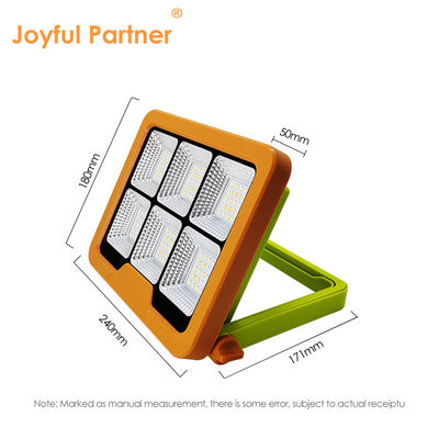 IP65 مضاد للماء LED ضوء العمل الشمسي 5054 Epistar LED 1000LM مع بطارية 7500mAh قابلة لإعادة الشحن