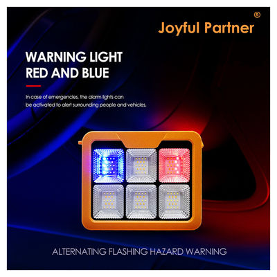 IP65 مضاد للماء LED ضوء العمل الشمسي 5054 Epistar LED 1000LM مع بطارية 7500mAh قابلة لإعادة الشحن