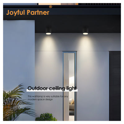 بقعة الحديقة LED السقف الضوء السطح المثبتة أسطوانية الألومنيوم 220V 8W 3000K الدافئة البيضاء