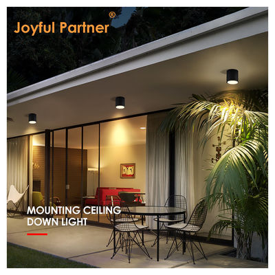 بقعة الحديقة LED السقف الضوء السطح المثبتة أسطوانية الألومنيوم 220V 8W 3000K الدافئة البيضاء