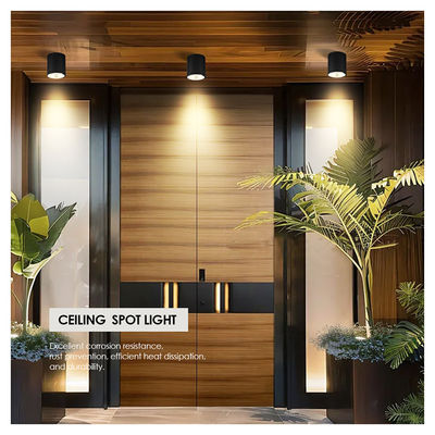 CE IP65 ضوء السقف سطح مثبت ضوء أسفل مضاد للماء ضوء بقعة Cree Cob LED مع تصميم مستدير