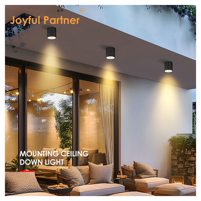 15W COB LED Downlight أسطوانة الحائط الضوء الضوء الضوء المدمج تصميم السطح إصلاح للخارج