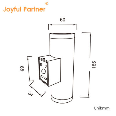 مصباح حائط مضاد للماء سهل التثبيت لممر الحديقة