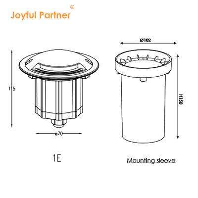 مضاد للماء IP67 معتمد CE ROHS القيادة المربعة القابلة للتخفيف فوق أضواء المسار