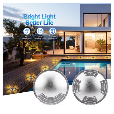 2W IP67 مصابيح LED تحت الأرض في الخارج قطر رقيق للغاية 55mm SMD مصابيح LED Walkover مع غطاء الألومنيوم