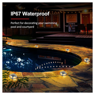 مصابيح LED للخارج IP67 قطر 70mm 3W مصباح سطحي مثبت مصابيح LED مدرجة مع ضمان لمدة عامين