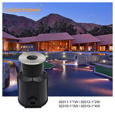 حمام سباحة ميني LED تحت الماء الفولاذ المقاوم للصدأ الخفيف 316 12V / 24V DC أبيض دافئ