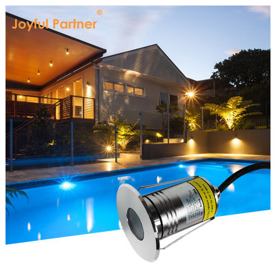 مصباح حمام سباحة تحت الماء مصباح سبا من الفولاذ المقاوم للصدأ 12V / 24V DC