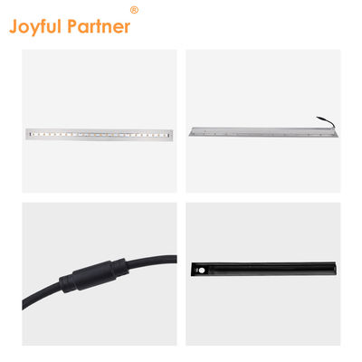 IP68 تحت الماء الخطي الضوء الفولاذ المقاوم للصدأ 316 24W LED DALI قابل للتخفيف مع غطاء تركيب بلاستيكي