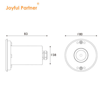 IP68 تحت الماء مصابيح حمام LED الفولاذ المقاوم للصدأ 316 1W 2W العدسة غير المتماثلة الغائمة