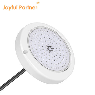 PAR56 LED Pool Light RGB AC12V IP68 الراتنج المملوء بمادة ABS + PC DIA152 * 26mm زاوية الشعاع 120 درجة