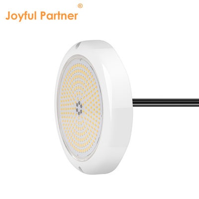 ضوء حمام سباحة LED Rgb AC12v التوتر الراتنج المملوء مسطح RGB ABS الجسم الدافئ الأبيض المصنع مخصص