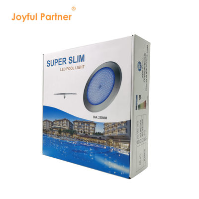 أضواء حمام سباحة تحت الماء 316 الفولاذ المقاوم للصدأ 18W 25W Smd2835 الراتنج رقيق للغاية مليئة Rgb أبيض دافئ